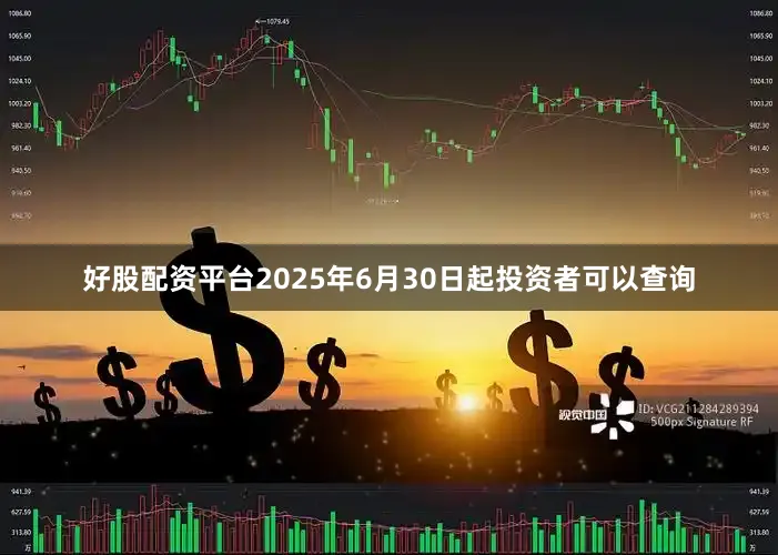 好股配资平台2025年6月30日起投资者可以查询